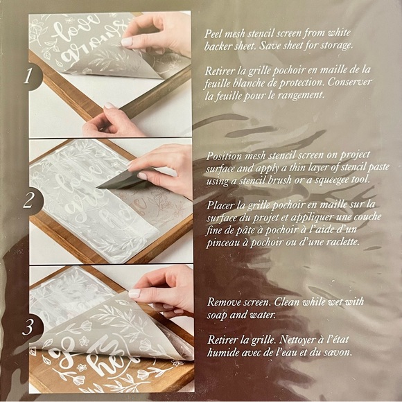 Welcome Sign Reusable Stencil - Picture 4 of 7